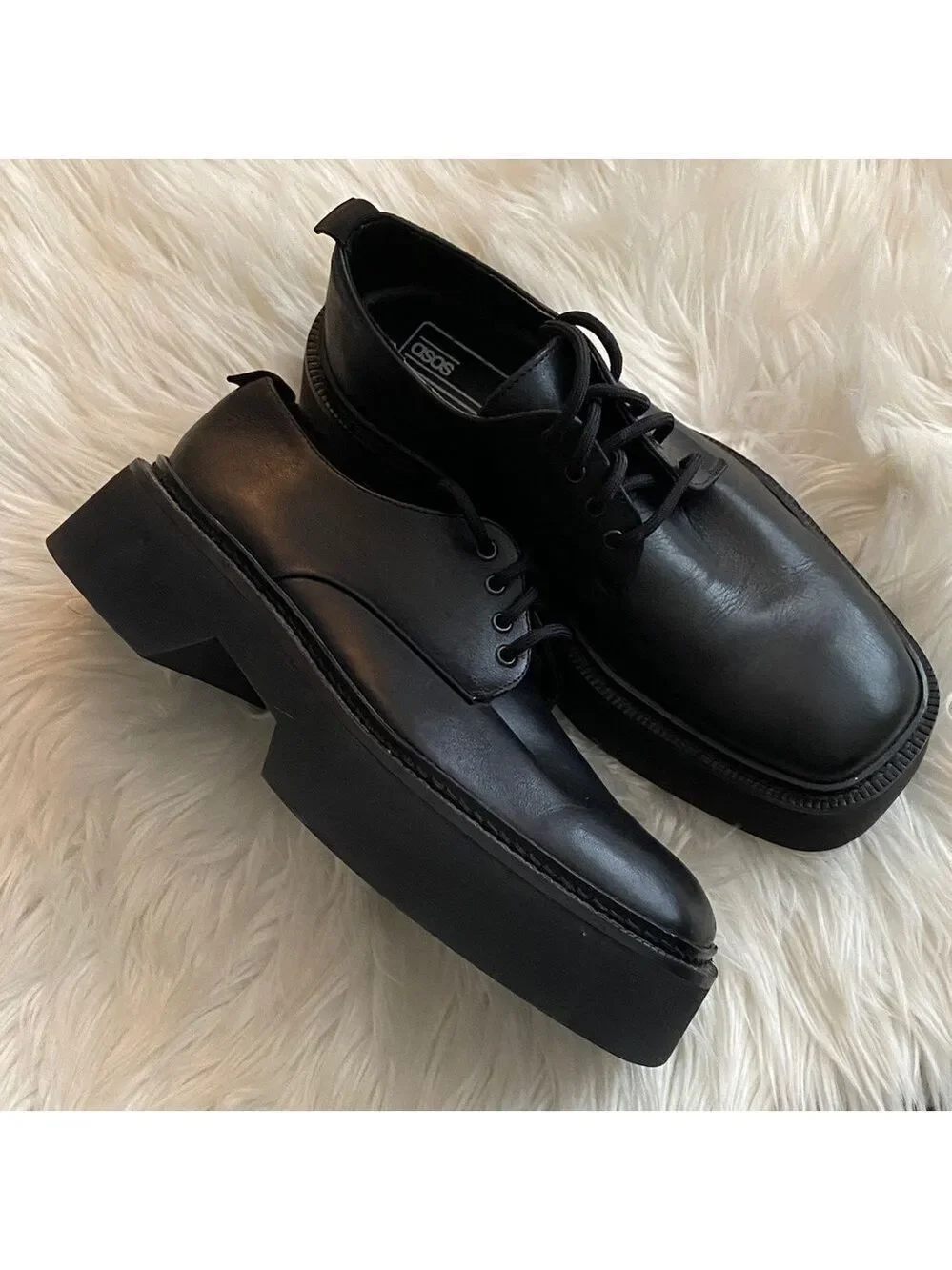 ASOS Black platform Men's Shoes